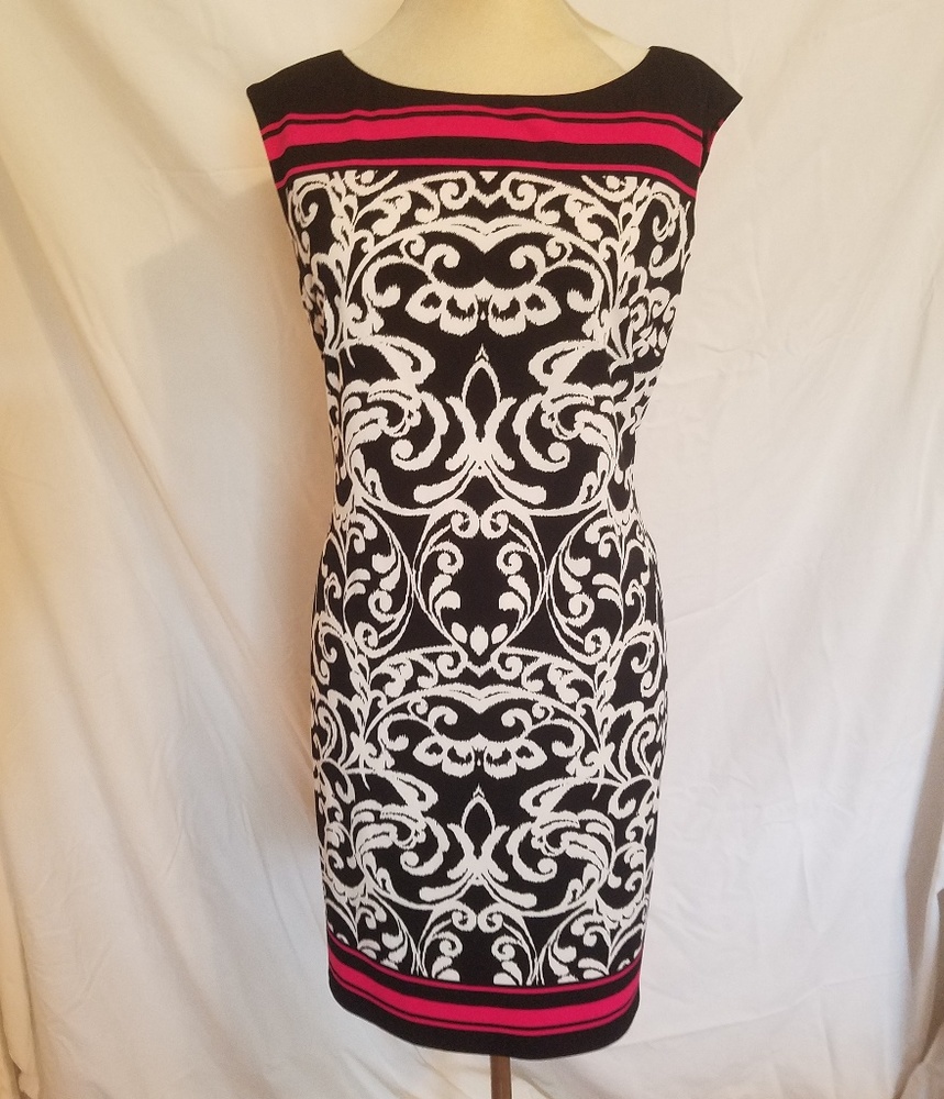 Jessica Howard Sleeveless Print Dress